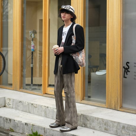 Vintage double breasted easy tailored jacket "made in USA"【@sho_.ta0618】