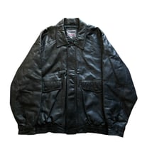 leather blouson