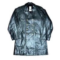 Double-Breasted Leather Tailored Jacket