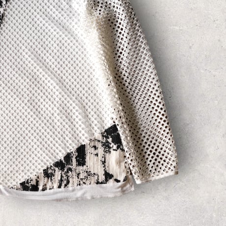 Y2K design mesh sleeve cutsew "WHITE"【@sho_.ta0618】