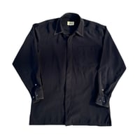 Minimal Black Dress Shirt