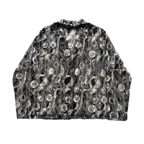see-through frill jacket 【Polaroid】