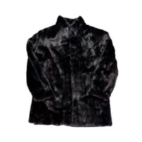 Black Faux Fur Jacket