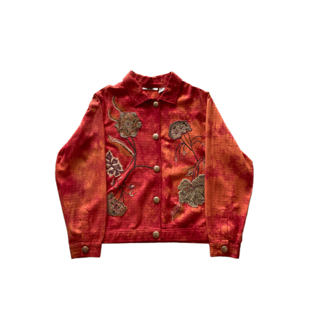 flower stitch jacket