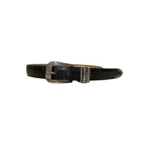 western leather belt