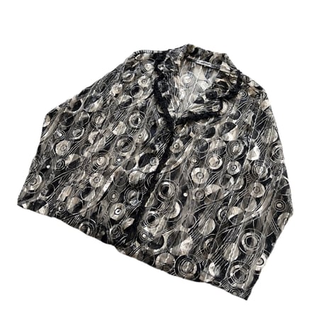 see-through frill jacket 【Polaroid】