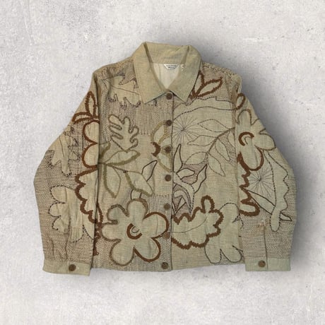 flower design shirt  jacket