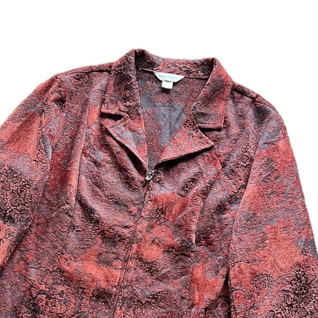 Gobelin weaving zip up tailored jacket【@sho_.ta0618】