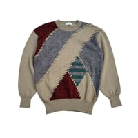 Patchwork Color Block Sweater