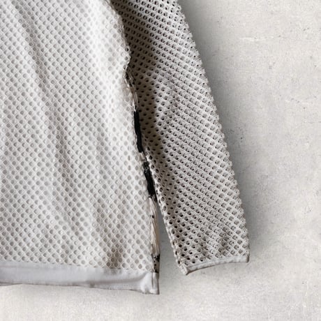Y2K design mesh sleeve cutsew "WHITE"【@sho_.ta0618】