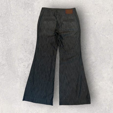 design wide flare denim