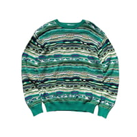 Blue Animal Pattern Sweater “Before the Fall”