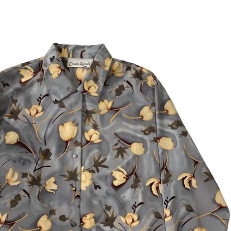 flower patterned shirt