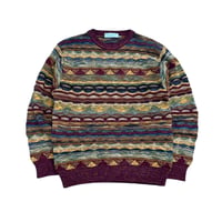 Multicolor Striped Knit Sweater