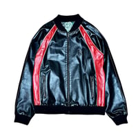 Black & Red Racing Leather Jacket