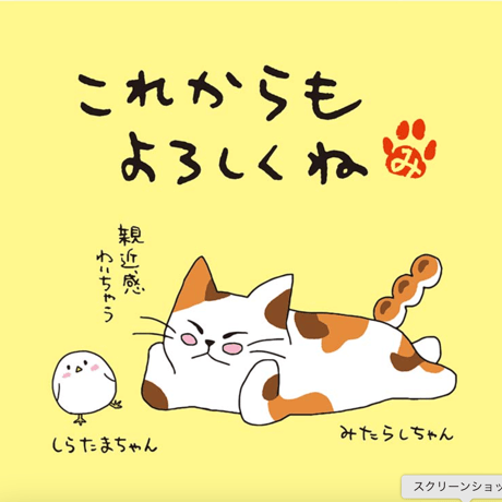 【メッセージティー】これからもよろしくね