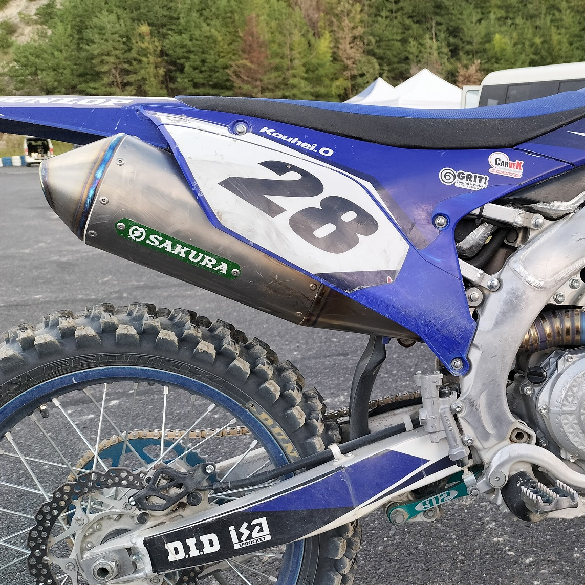 受注生産品 SAKURA EXHAUST YAMAHA YZ450F2023-2025 / Y