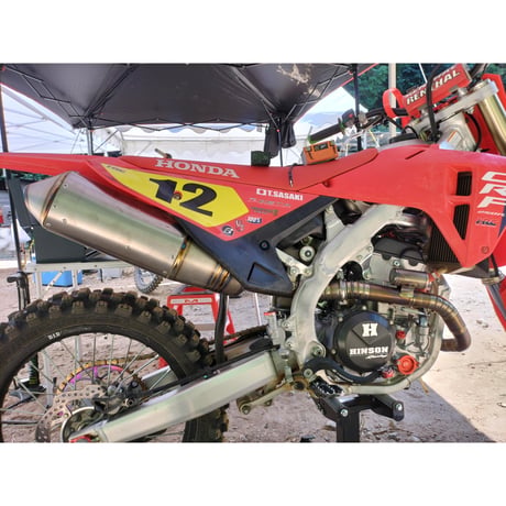 Eyestec フルエキゾースト CRF250R 2025-2026｜チタン｜FIM/MFJ対応｜2特性選択