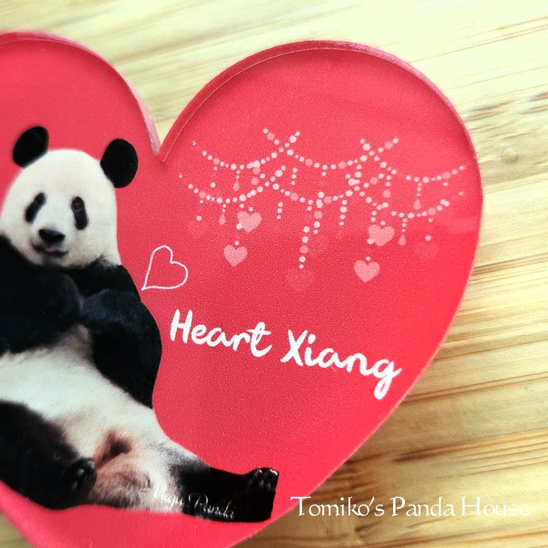 超人気!【あくりるばっじぃ】「Heart Xiang」(ハートシャン・アクリル