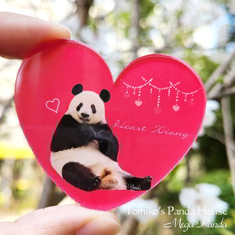 超人気!【あくりるばっじぃ】「Heart Xiang」(ハートシャン・アクリル