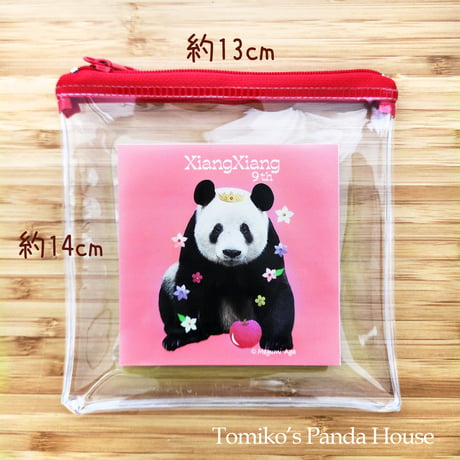 New!限定受付【くりあーぽーちぃ】「ティアラシャン」(シャンシャン/クリアポーチ）