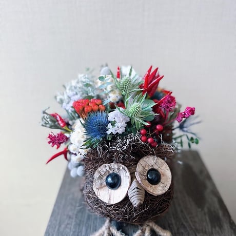 CATEGORY ドライフラワーになるバスケットM | ichirin's STORE