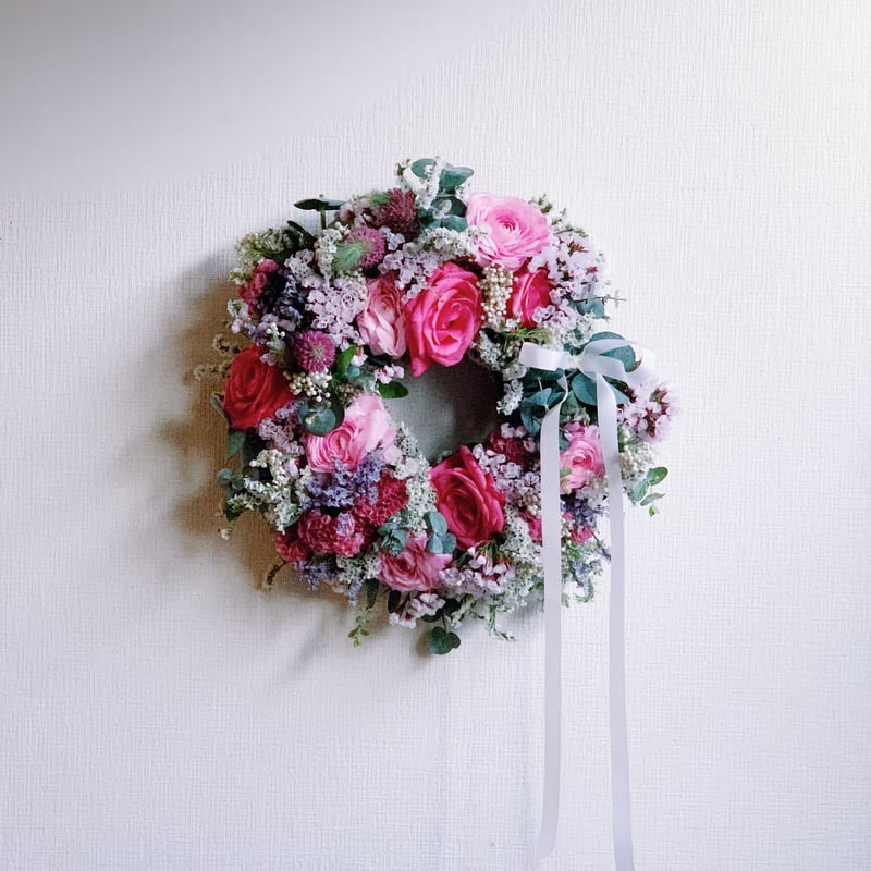 グレードアップした季節のリースM（春） | ichirin's STORE