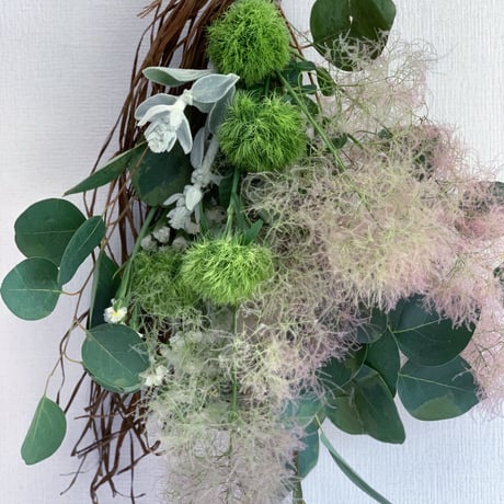 【期間限定・受付6/17まで】スモークツリーのスワッグL