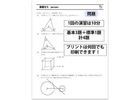 高校基礎ゼミ（平面、空間図形）