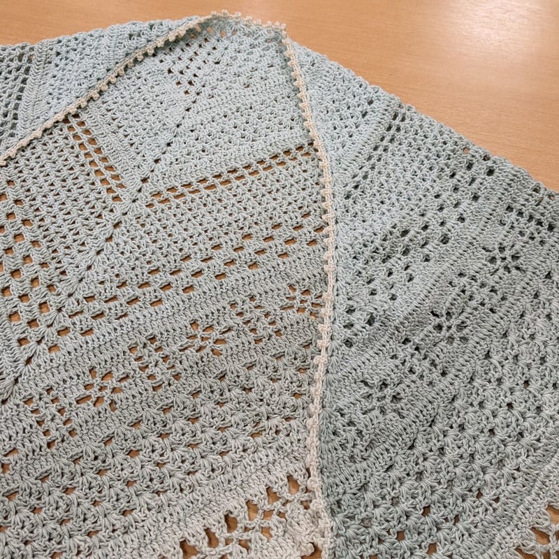 編み図】三角ショール（ダウンロード版） | あみもの教室ジャーニー