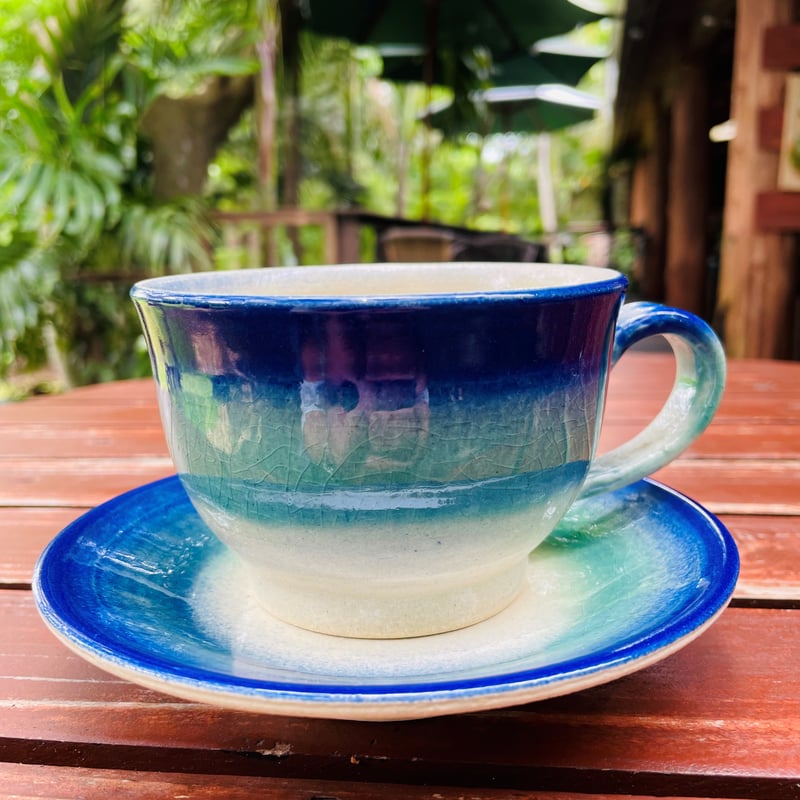 fuu cafe オリジナルコーヒーカップ 美ら海カップ（大） | fuucafe's STORE