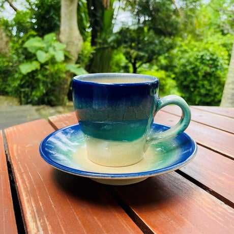 fuu cafe オリジナルコーヒーカップ「美ら海カップ」