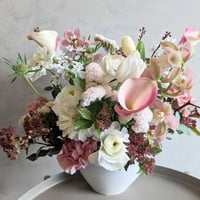 Mother's Day くすみピンクアレンジメント 〈5月9日～10日到着日指定可能〉