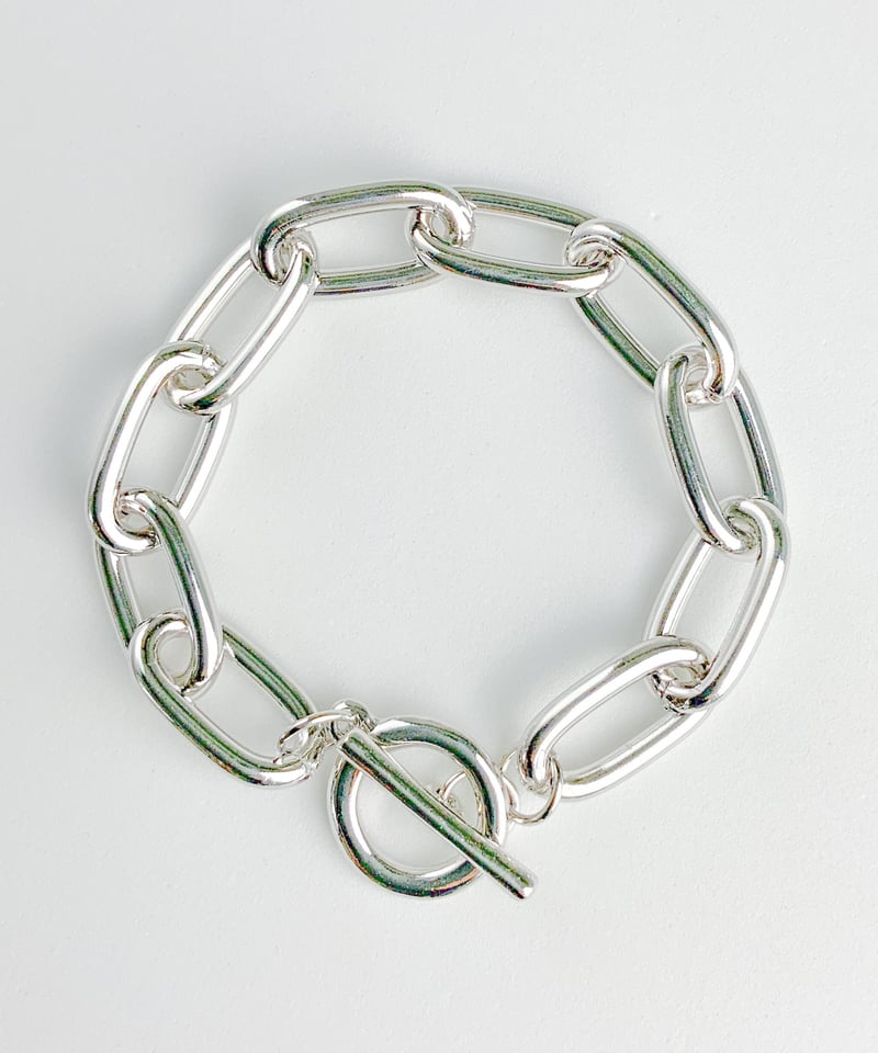 Oval Chain Bracelet オーバル チェーン ブレスレット Silver Go
