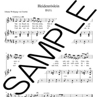 Heidenröslein A-dur イ長調