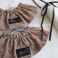 leopard dog capebib
