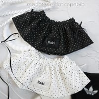monotone dot capebib