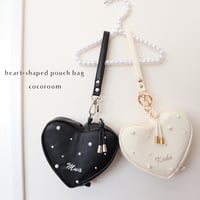 heart-shaped pouch bag