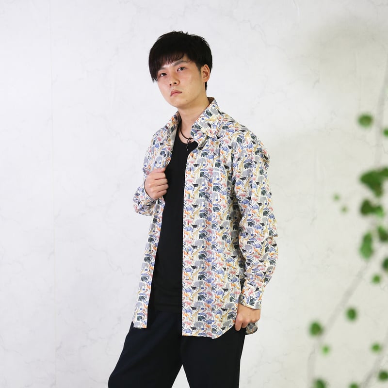 LIBERTY FABRICS NO.05 リバティプリント リバティシャツ ドレスシャツ