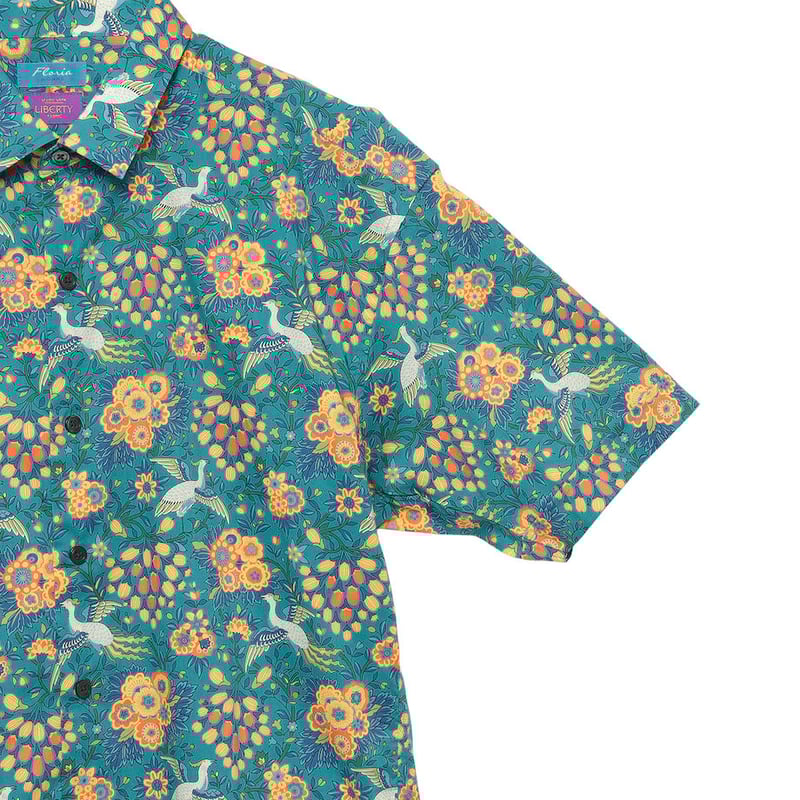 【新品】Ｌサイズ　リバティ　半袖ブラウス　 レイチェル　オレンジ　LIBERTY ブラウス｜イノブンオンラインショップ