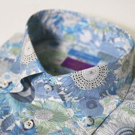 LIBERTY FABRICS　NO.13  リバティプリント  ドレスシャツ リバティシャツ  ＜ Small Susanna / スモール スザンナ＞