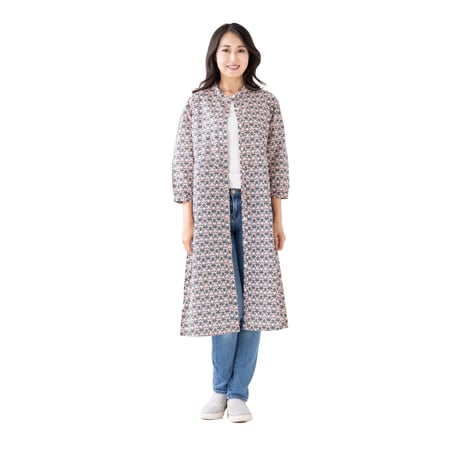 （レディース）LIBERTY FABRICS  NO.b010 リバティプリント リバティ ワンピース   ＜LOTUS LOVE ロータス ラブ ピンク系＞