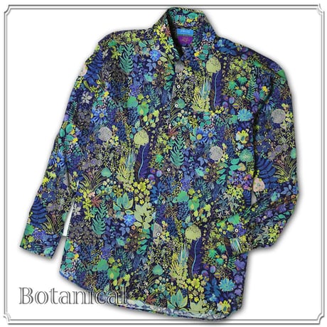 LIBERTY FABRICS　NO.01 リバティプリント リバティシャツ  ドレスシャツ　＜ Fresco/  フレスコ＞