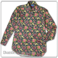 LIBERTY FABRICS　NO.39 リバティプリント  ドレスシャツ  リバティシャツ  ＜Dantes Paradice/ダンテズ・パラダイス＞