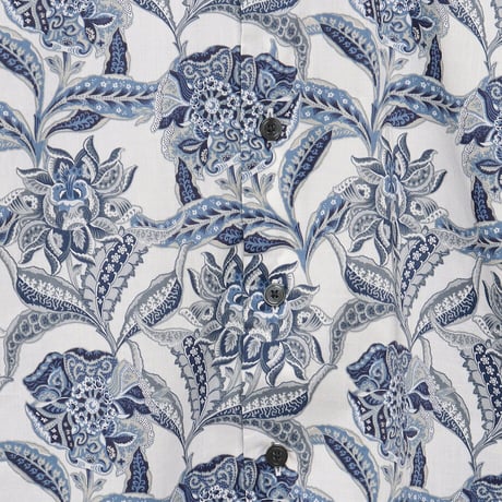 LIBERTY FABRICS　NO.72 リバティプリント  半袖シャツ  リバティシャツ  ＜ Floral Chintz / フローラル チンツ ＞