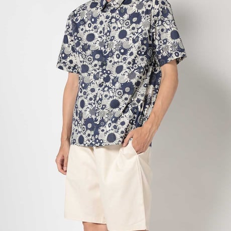 LIBERTY FABRICS　NO.63 リバティプリント  半袖シャツ  リバティシャツ ＜ Small Sus / スモール サス ＞