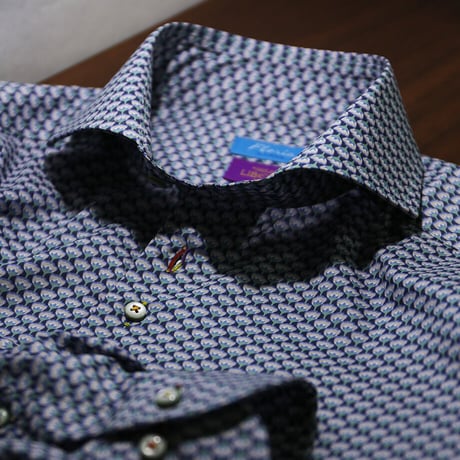 LIBERTY FABRICS　NO.32 リバティプリント  ドレスシャツ リバティシャツ  ＜ Woodstock / ウッドストック ＞