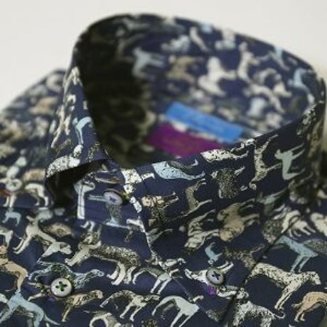 LIBERTY FABRICS　 NO.15 リバティプリント  ドレスシャツ リバティシャツ  ＜Best in show / ベスト・イン・ショー ＞
