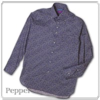 LIBERTY FABRICS　NO.07 リバティプリントプリント リバティシャツ  ドレスシャツ　＜ スーパーノヴァ＞