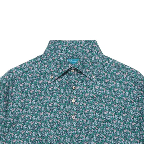 LIBERTY FABRICS  NO.78 リバティプリント  ドレスシャツ リバティシャツ  ＜Abasan アバサン＞
